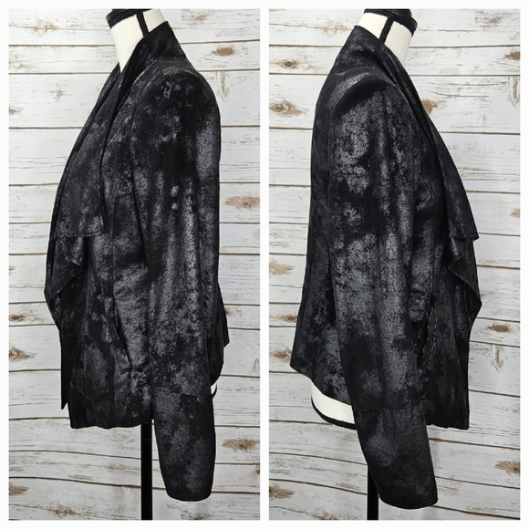 Guess Open Front Blazer Wide Lapel Size Medium - Picture 6 of 6